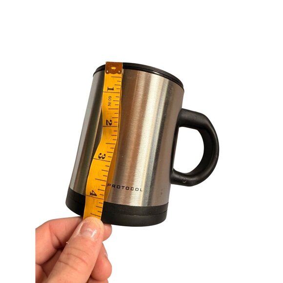 Self-Stirring Stainless Steel Mug With Lid By Protocol - 12 Oz - Battery Operate - Picture 6 of 7